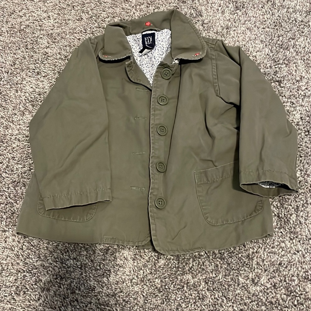 Baby gap 3 years green jacket